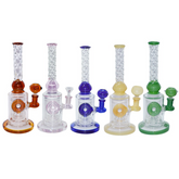 10" SKINNY WRINKLE NECK HONEY BUZZ WATER PIPE